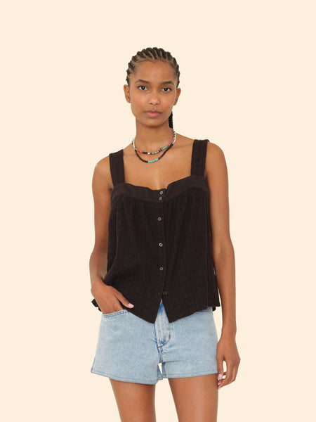 BLACKBIRD / mesh tank top beige 1 - メルカリ
