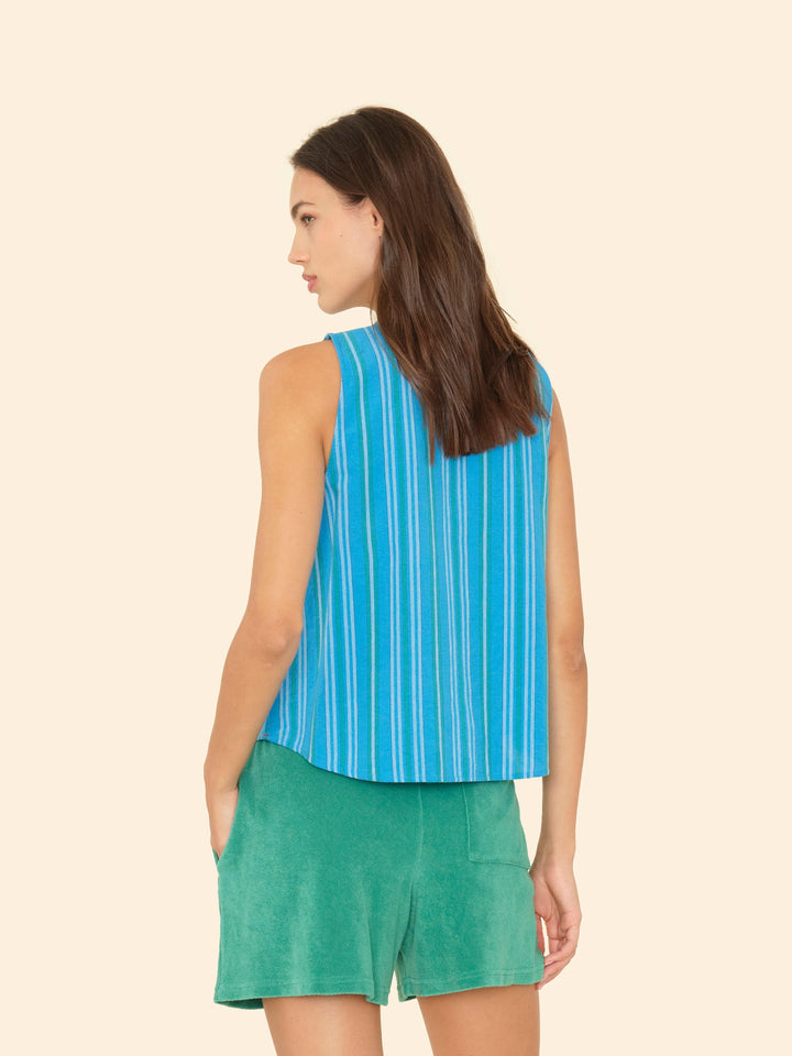 X2503 Top Castaway Blue Twyla Top Castaway Blue Twyla Top
