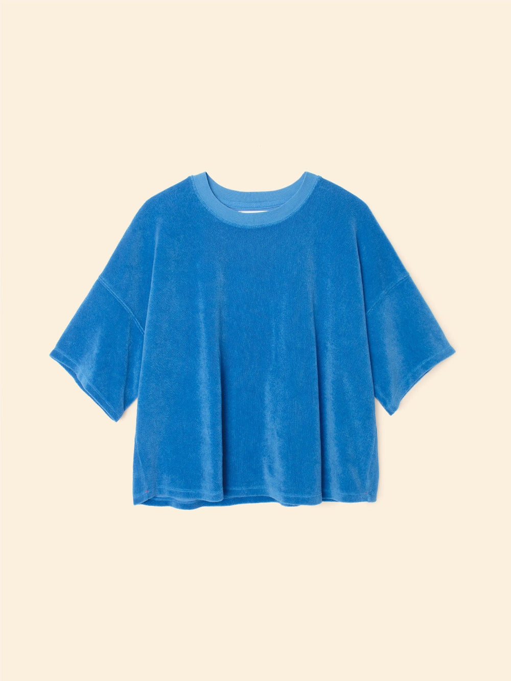 X2503 Top Fiji Blue Roe Terry Sweatshirt Fiji Blue Roe Terry Sweatshirt