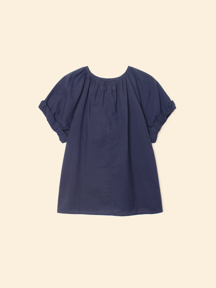 X2503 Top Navy Calla Top Navy Calla Top