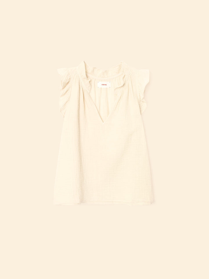 X2503 Top Oysterette Bex Gauze Top Oysterette Bex Gauze Top