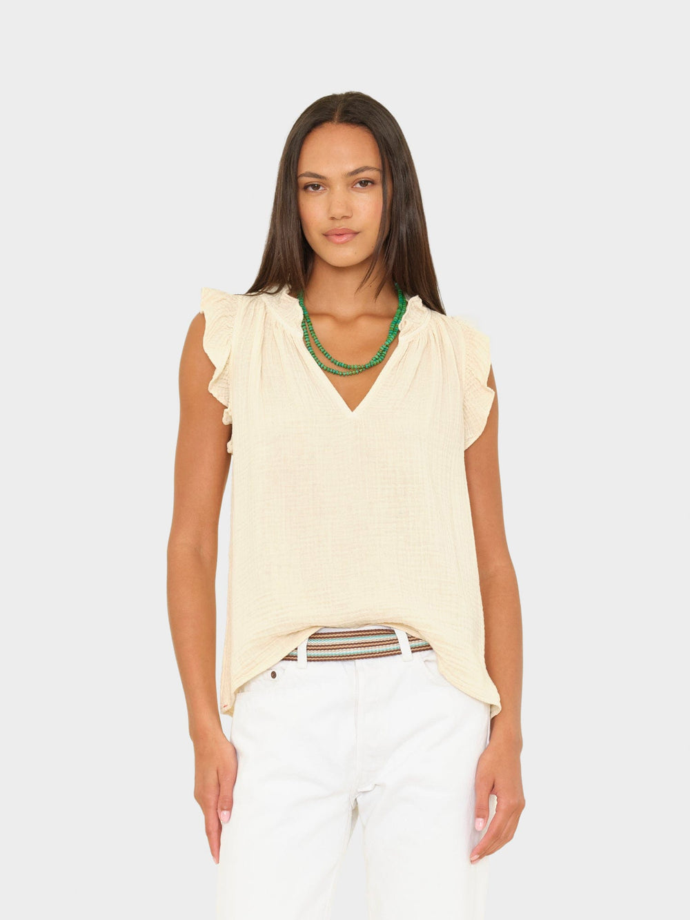 X2503 Top Oysterette Bex Gauze Top Oysterette Bex Gauze Top