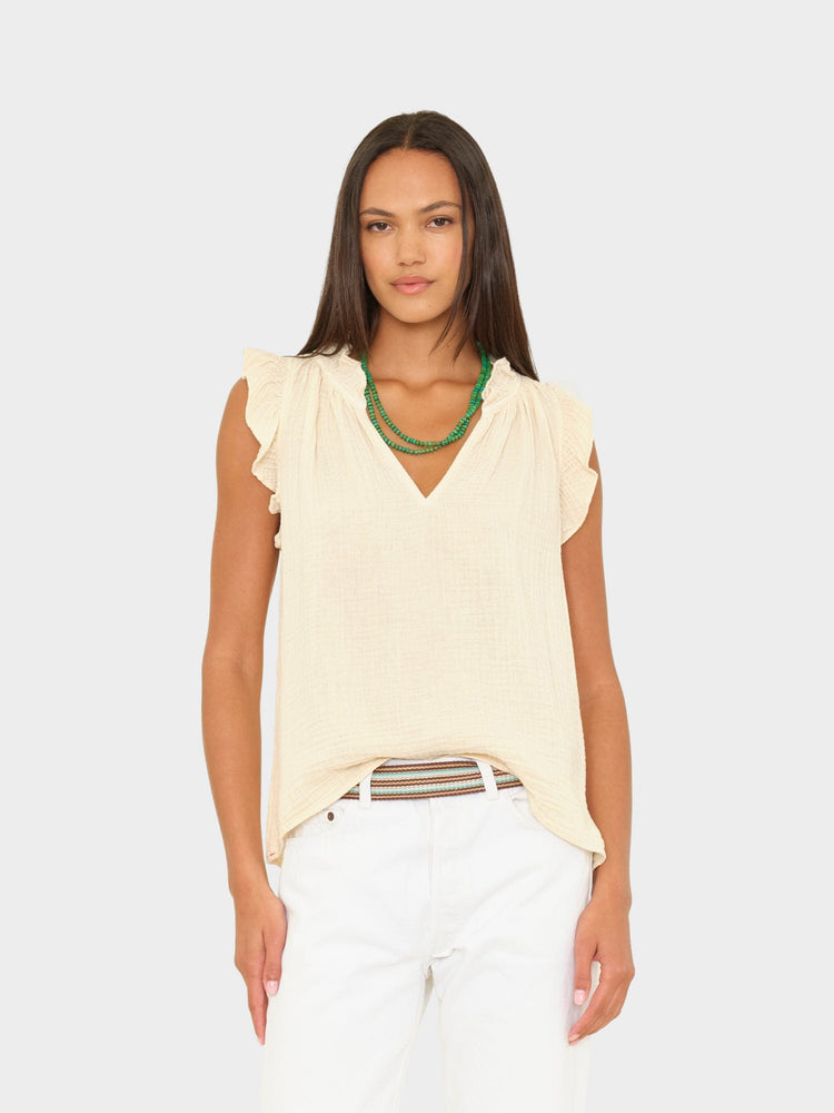 X2503 Top Oysterette Bex Gauze Top Oysterette Bex Gauze Top
