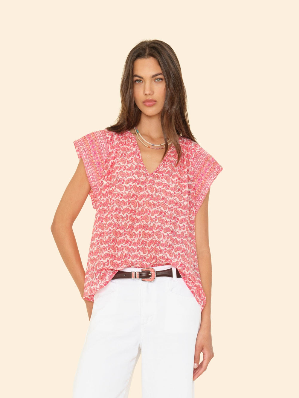 X2503 Top Paloma Pink Clover Top Paloma Pink Clover Top