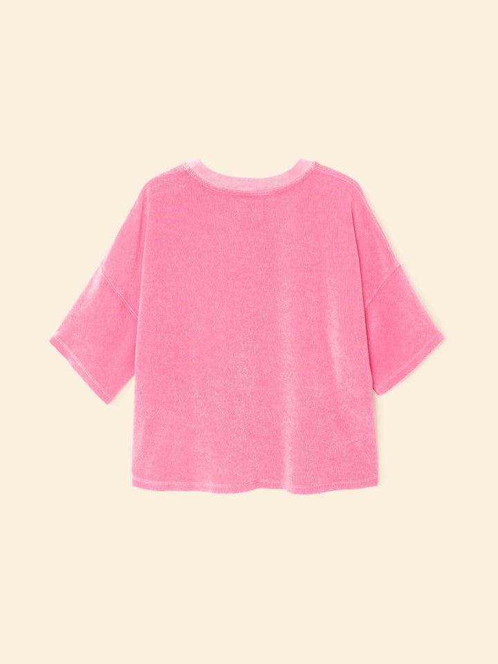 X2503 Top Rosebloom Roe Terry Sweatshirt Rosebloom Roe Terry Sweatshirt