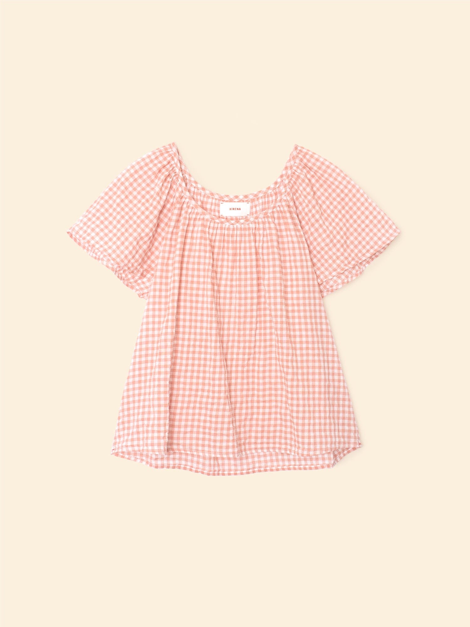 売れ筋商品|||セセ カットソー トップス レディース Women's Gingham Bow-Shoulder Sleeveless Top Confetti Pink CeCe Women's Gingham Bow-Shoulder Sleeveless Top - Macy's