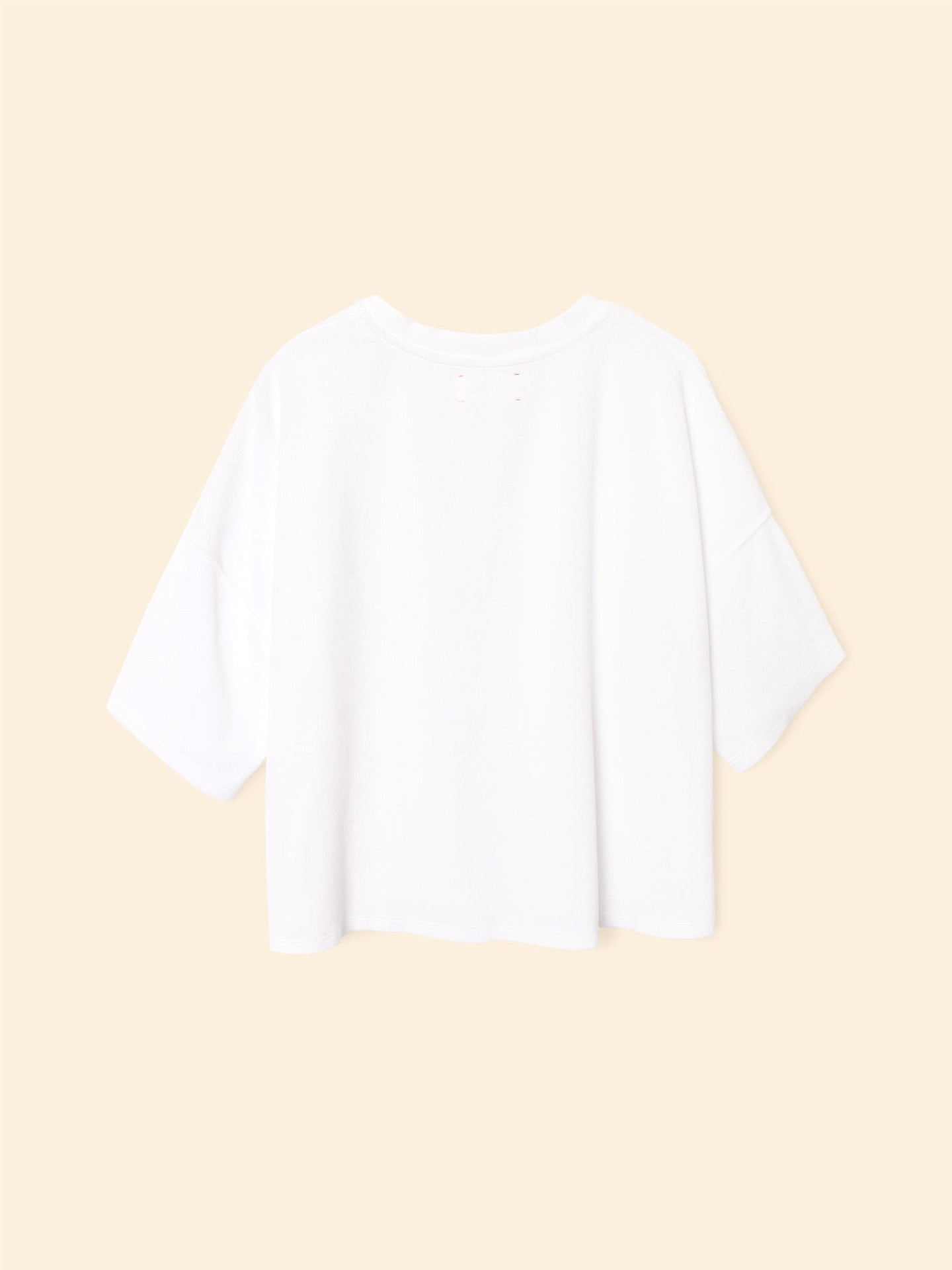 X2503 Top White Roe Terry Sweatshirt White Roe Terry Sweatshirt