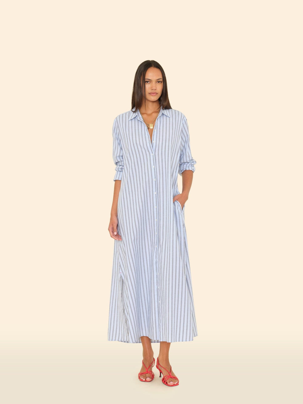 X2505 Dress Cascade Stripe Boden Dress Cascade Stripe Boden Dress