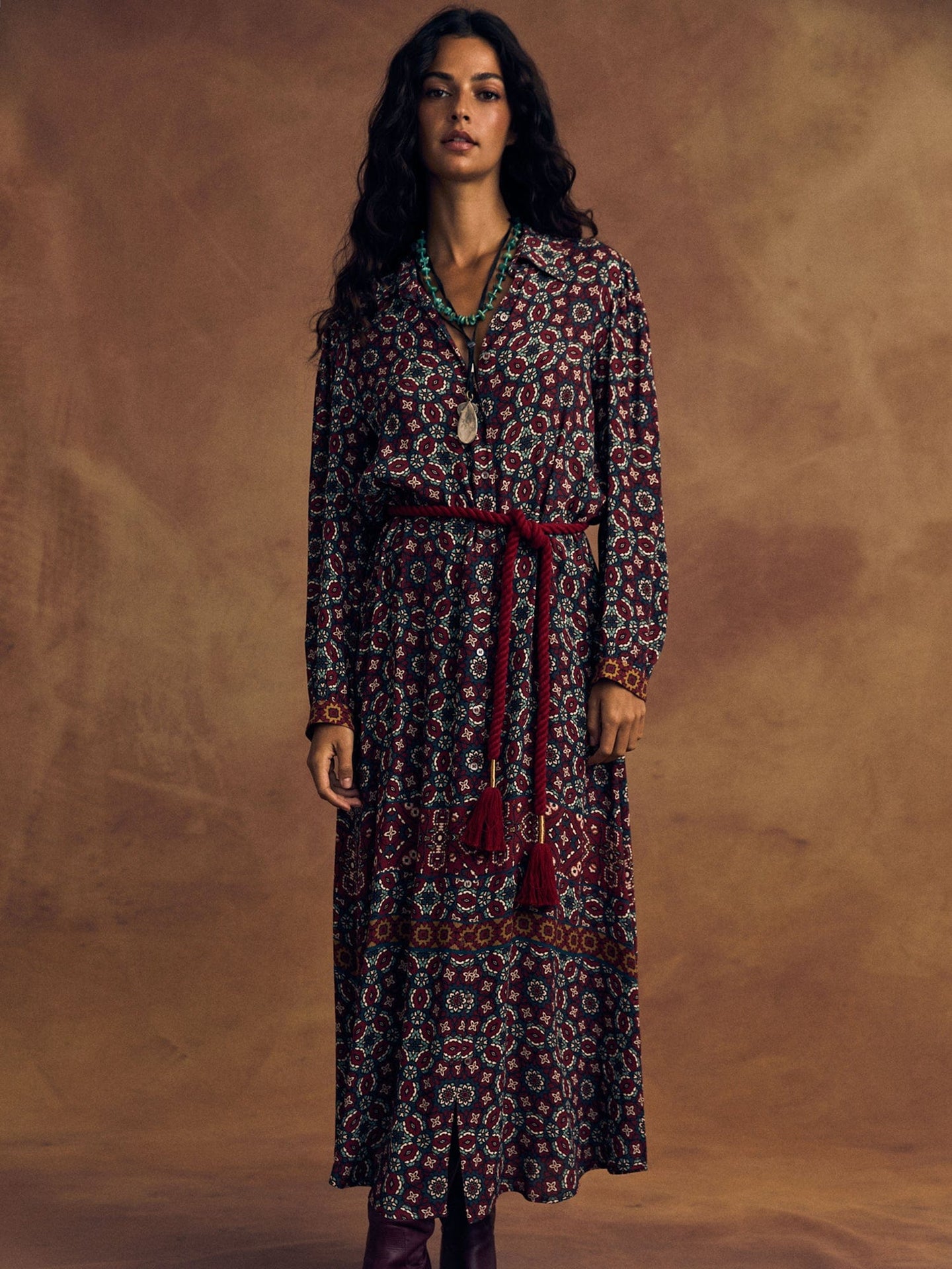 X2505 Dress Merlot Tile Annabelle Dress Merlot Tile Annabelle Dress