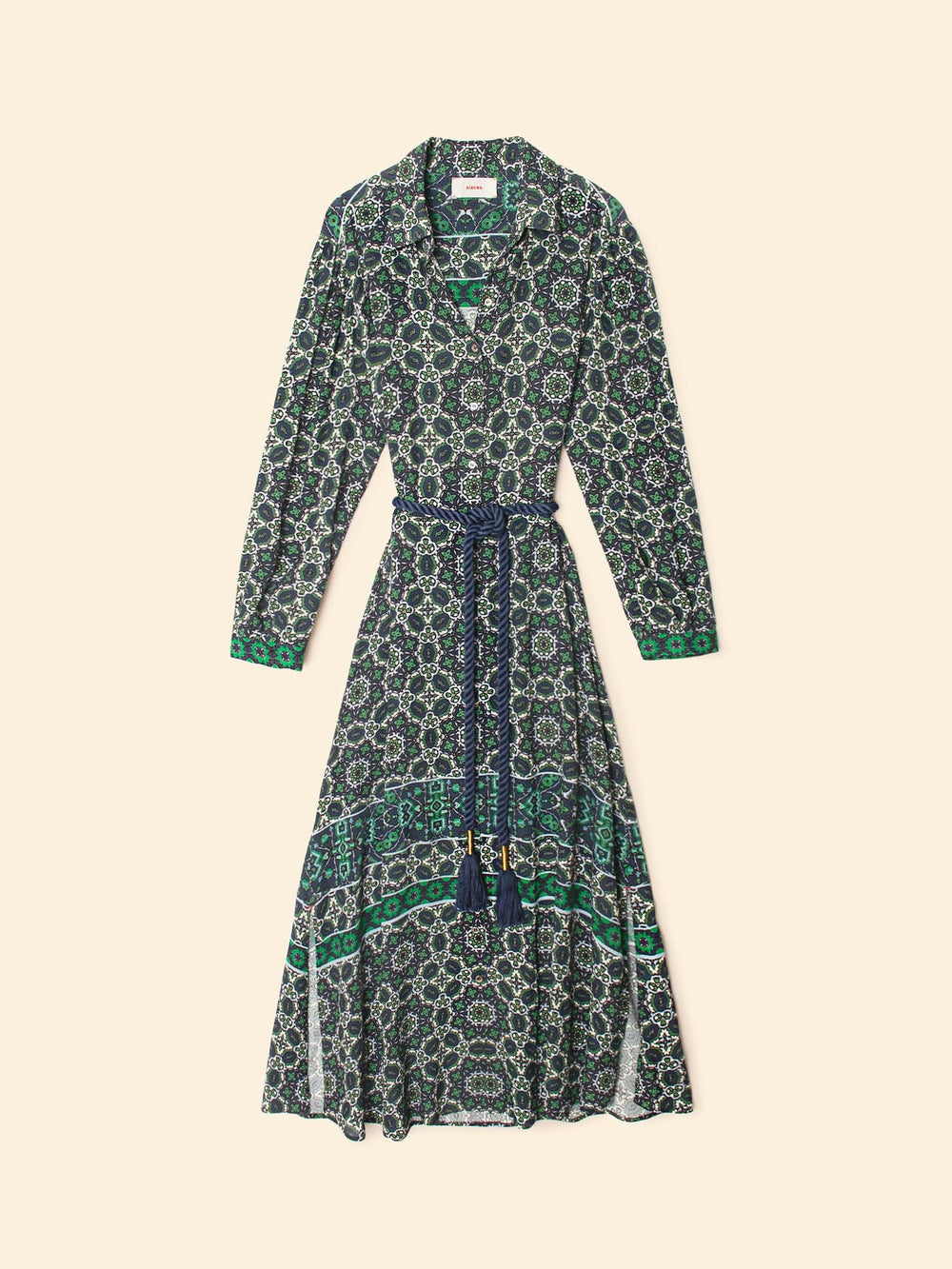 X2505 Dress Navy Tile Annabelle Dress Navy Tile Annabelle Dress