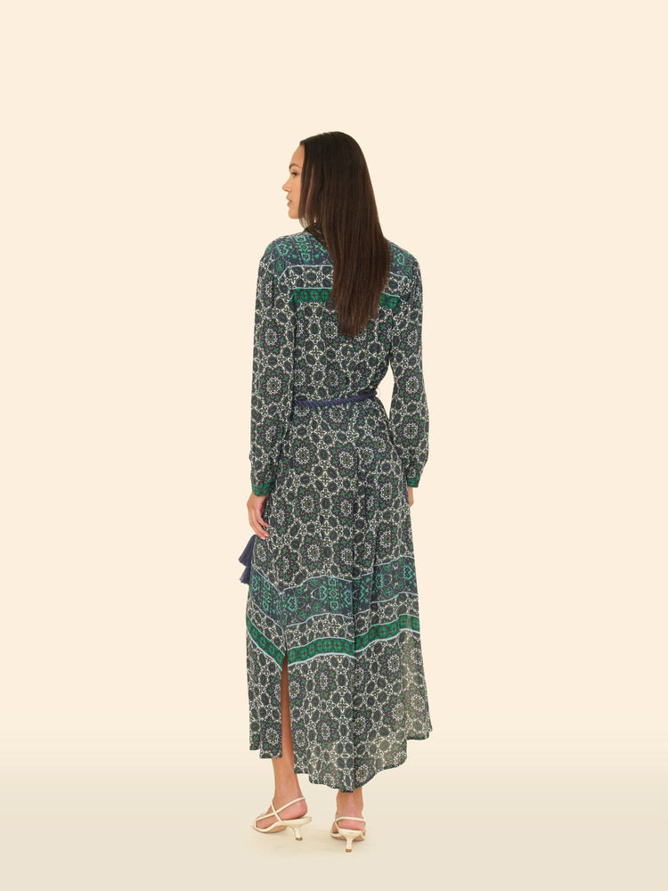 X2505 Dress Navy Tile Annabelle Dress Navy Tile Annabelle Dress