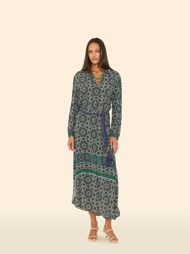 X2505 Dress Navy Tile Annabelle Dress Navy Tile Annabelle Dress