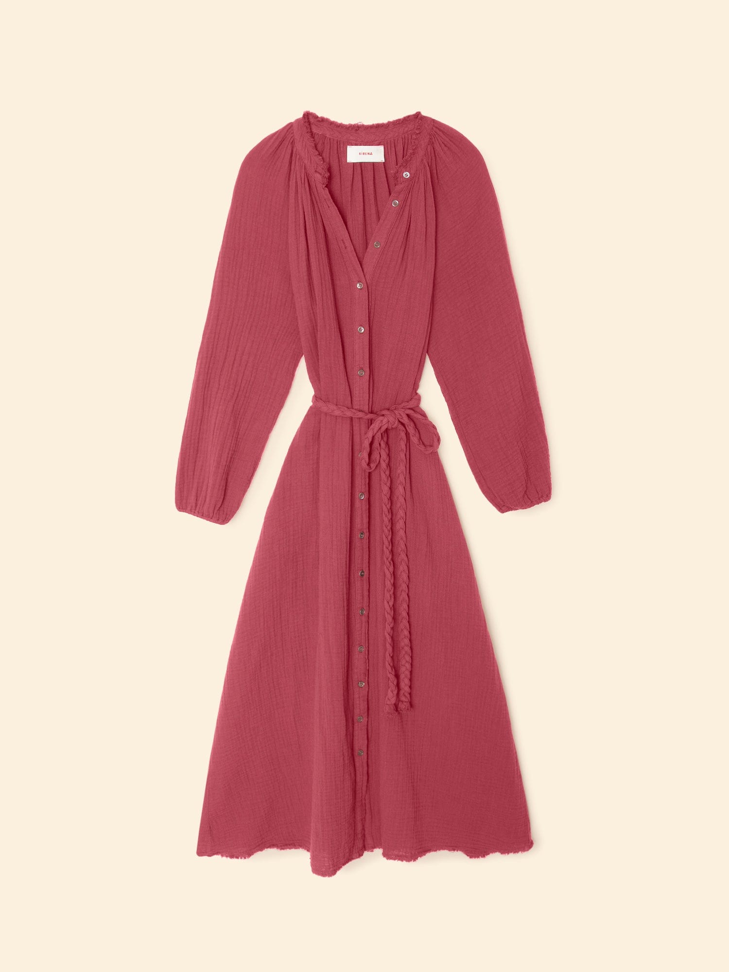 【新品未使用】Dahlia Belted Dress S Lenora Satin Floral Belted Midi Dress | Ghost London