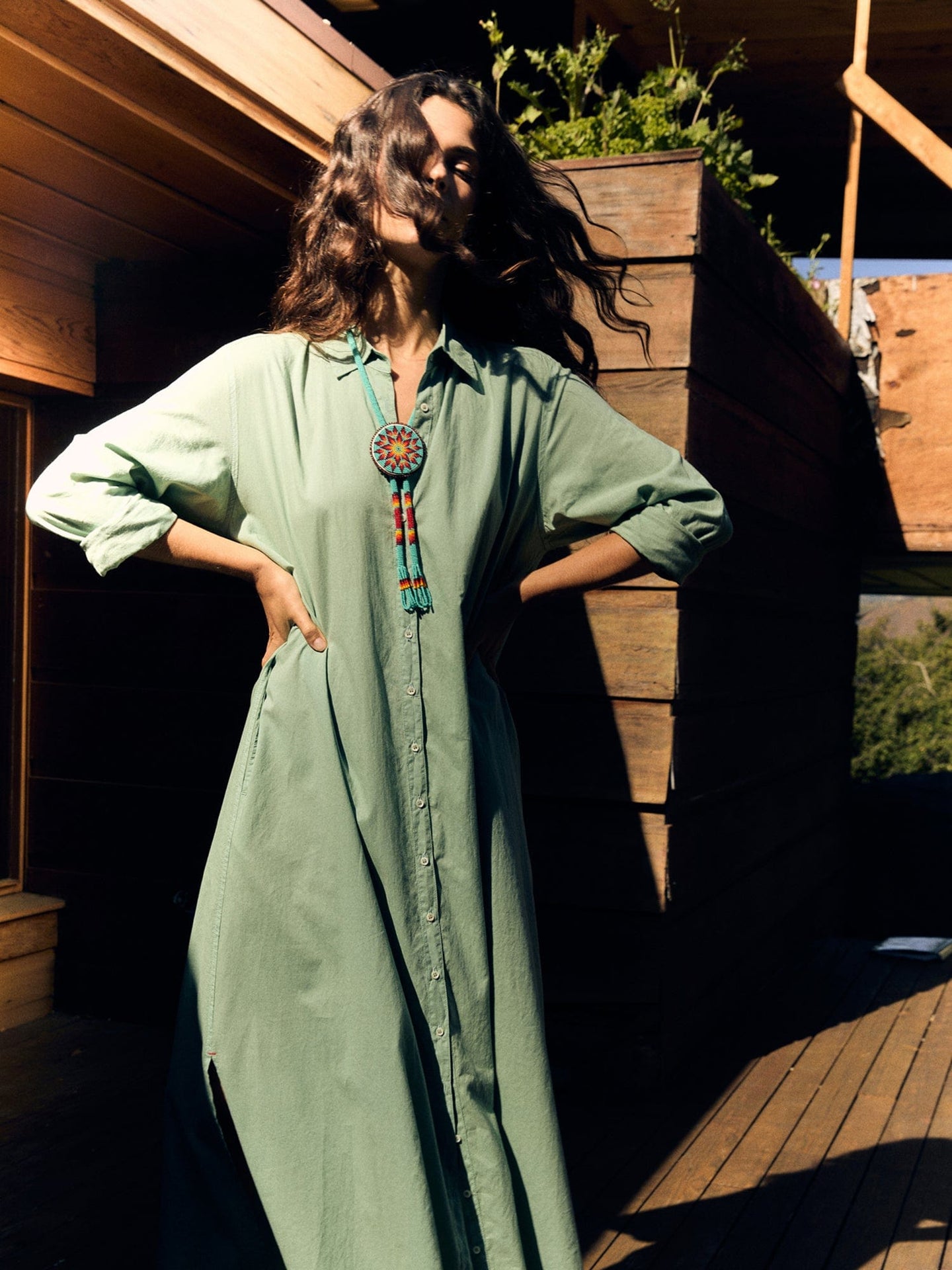 X2505 Dress Sage Leaf Boden Dress Sage Leaf Boden Dress