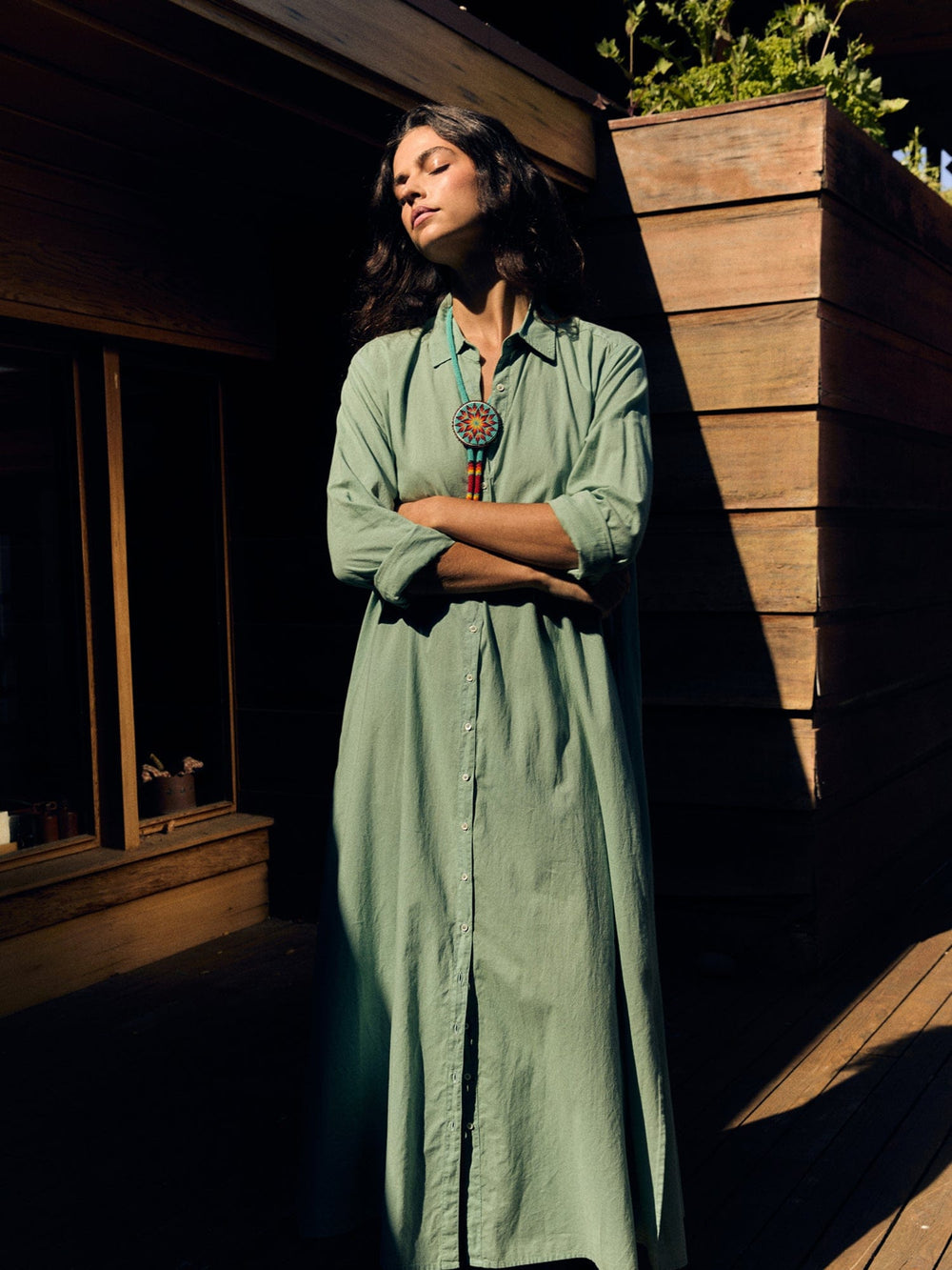 X2505 Dress Sage Leaf Boden Dress Sage Leaf Boden Dress