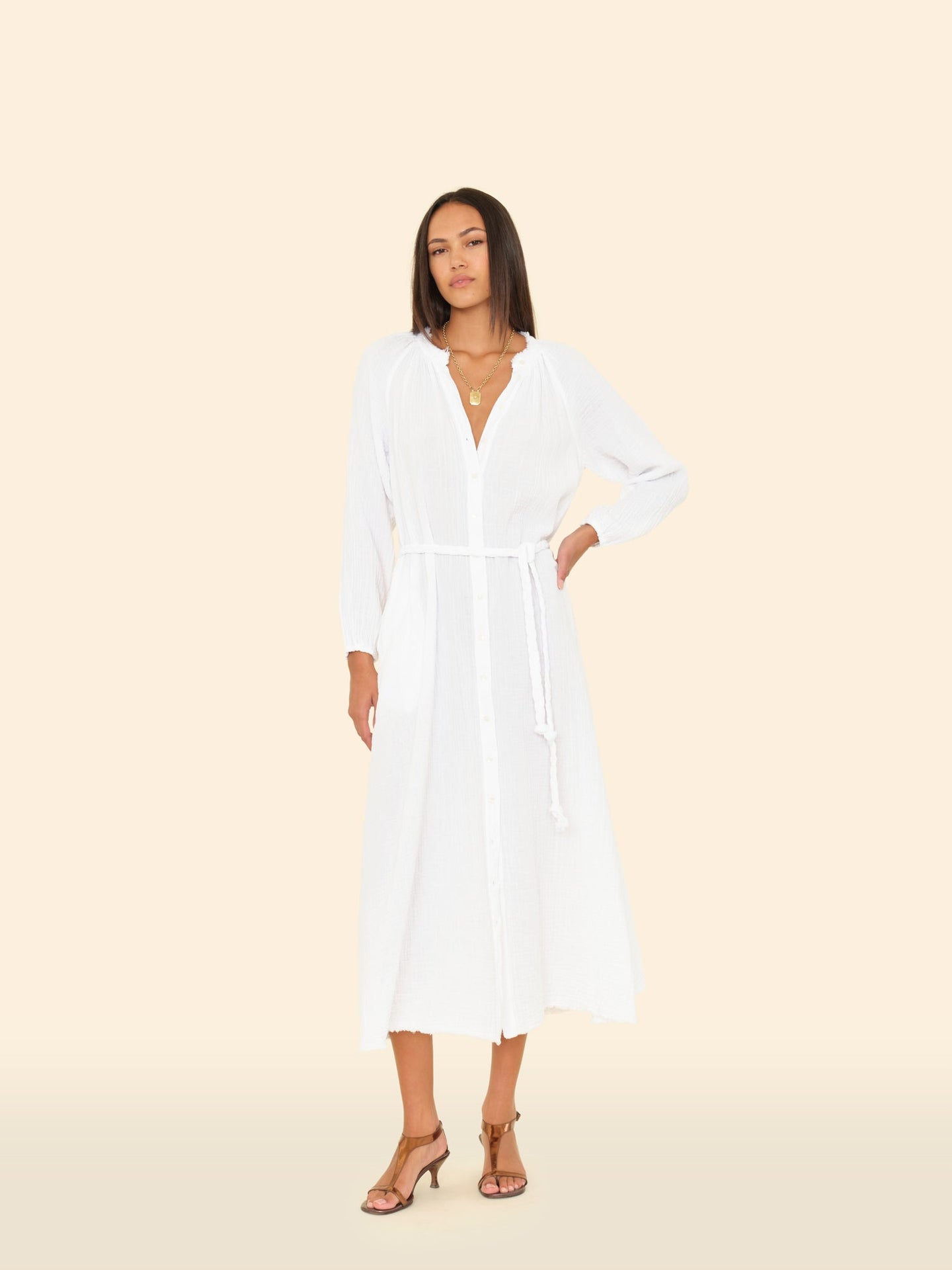 X2505 Dress White Andrea Dress White Andrea Dress