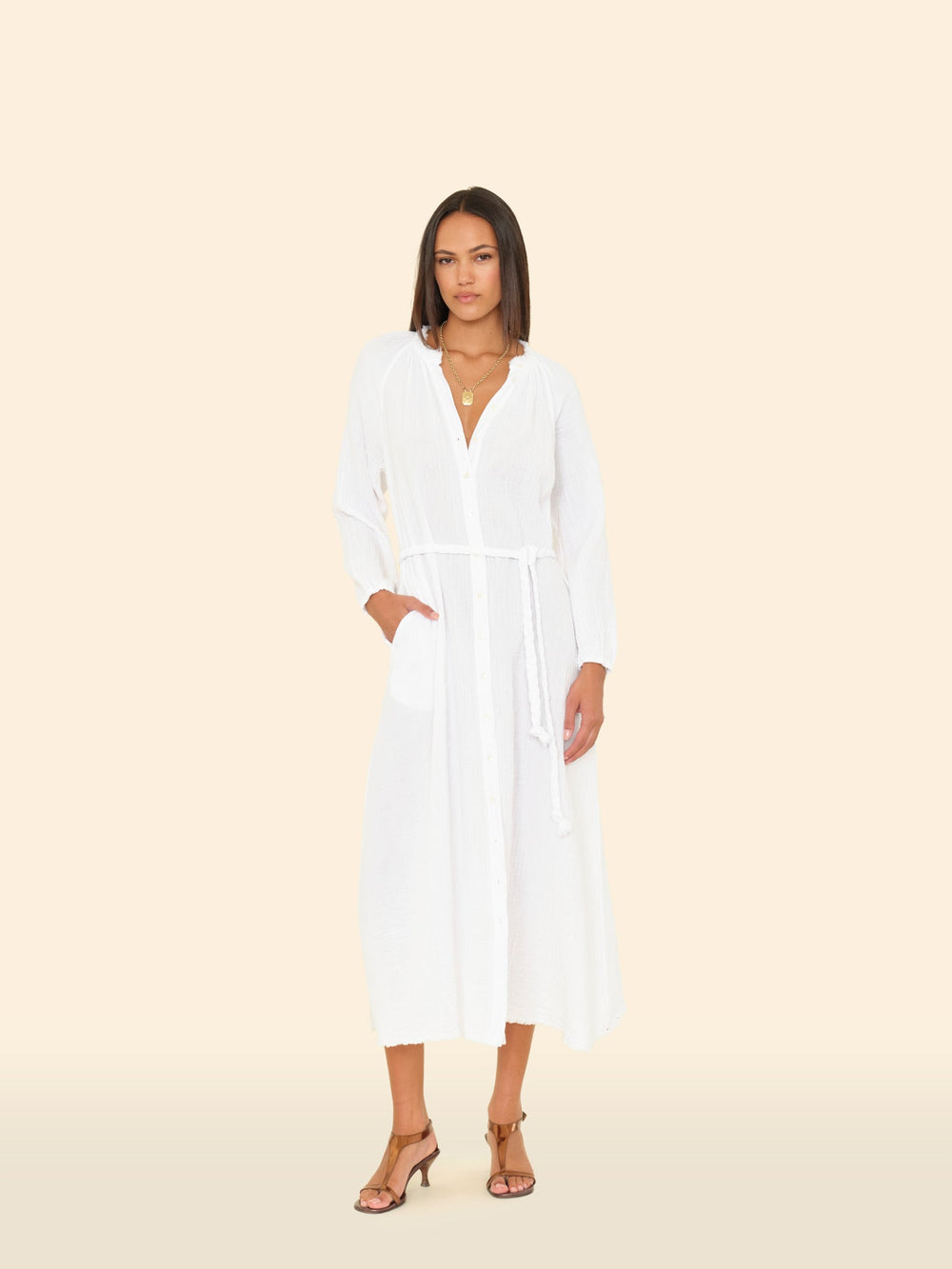 X2505 Dress White Andrea Dress White Andrea Dress