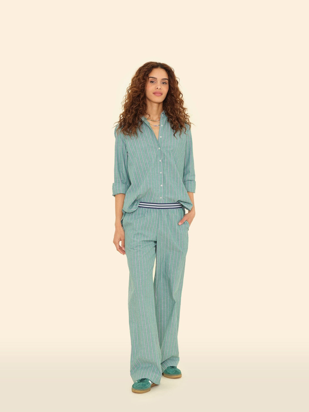 X2505 Pant Cilantro Stripe Alto Pant Cilantro Stripe Alto Pant