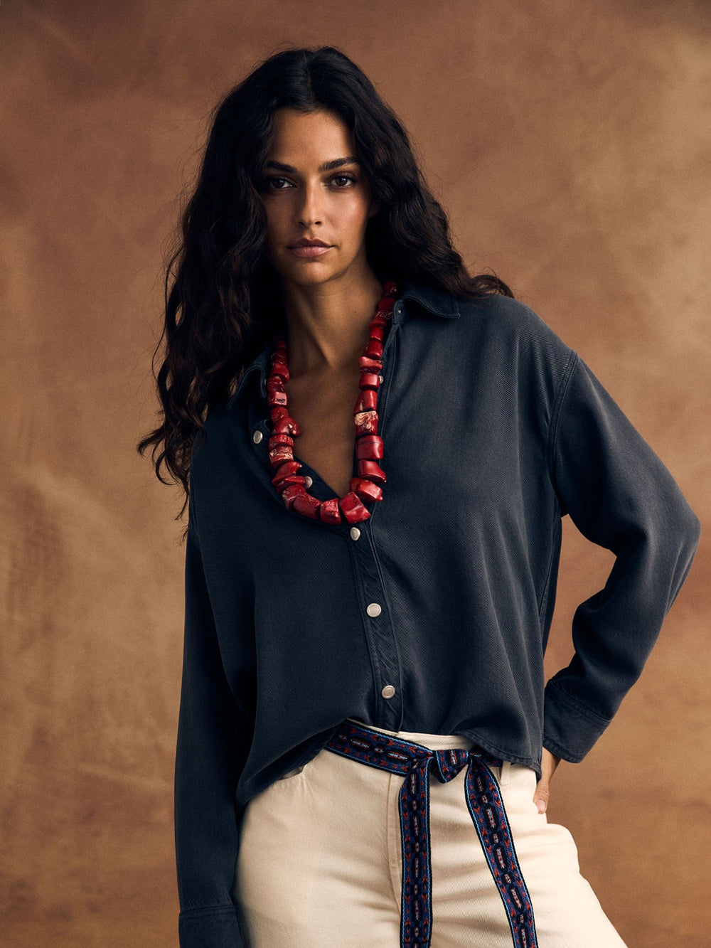 X2505 Shirt Almost Black Gia Denim Shirt Almost Black Gia Denim Shirt