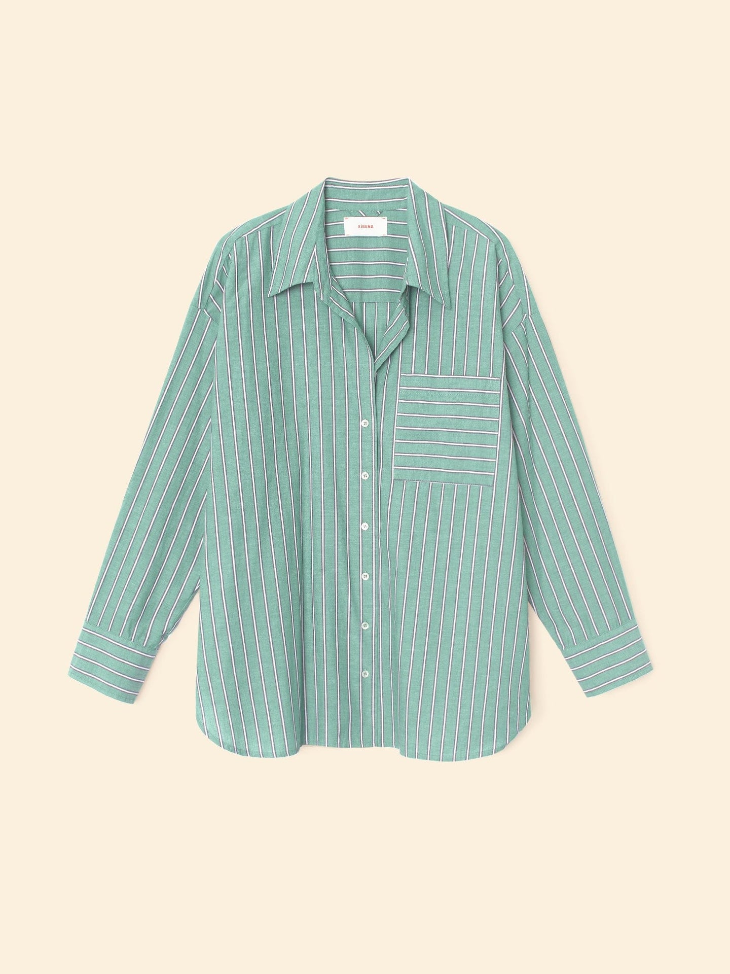 X2505 Shirt Cilantro Stripe Sydney Shirt Cilantro Stripe Sydney Shirt