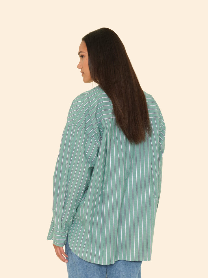 X2505 Shirt Cilantro Stripe Sydney Shirt Cilantro Stripe Sydney Shirt