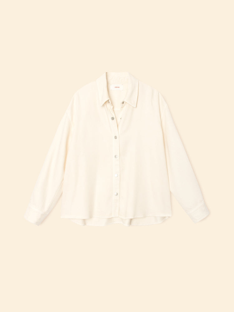 X2505 Shirt Ecru Gia Denim Shirt Ecru Gia Denim Shirt