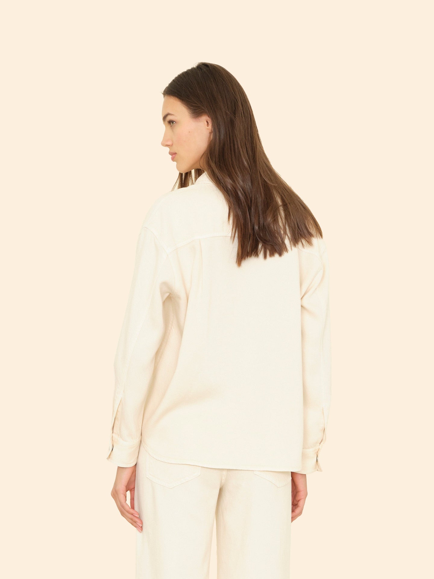 X2505 Shirt Ecru Gia Denim Shirt Ecru Gia Denim Shirt