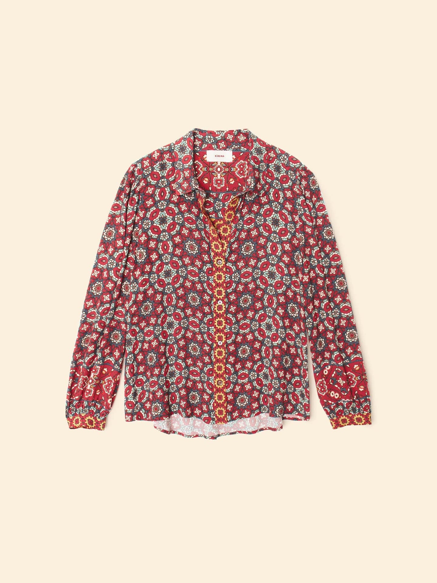 X2505 Shirt Merlot Tile Gaby Shirt Merlot Tile Gaby Shirt