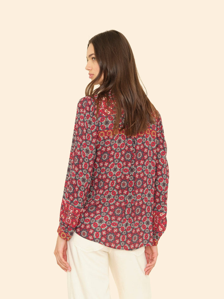 X2505 Shirt Merlot Tile Gaby Shirt Merlot Tile Gaby Shirt
