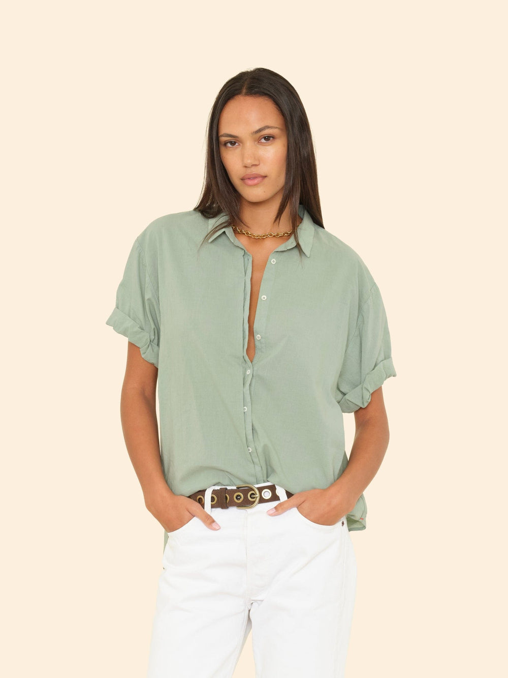 X2505 Shirt Sage Leaf Channing Shirt Sage Leaf Channing Shirt