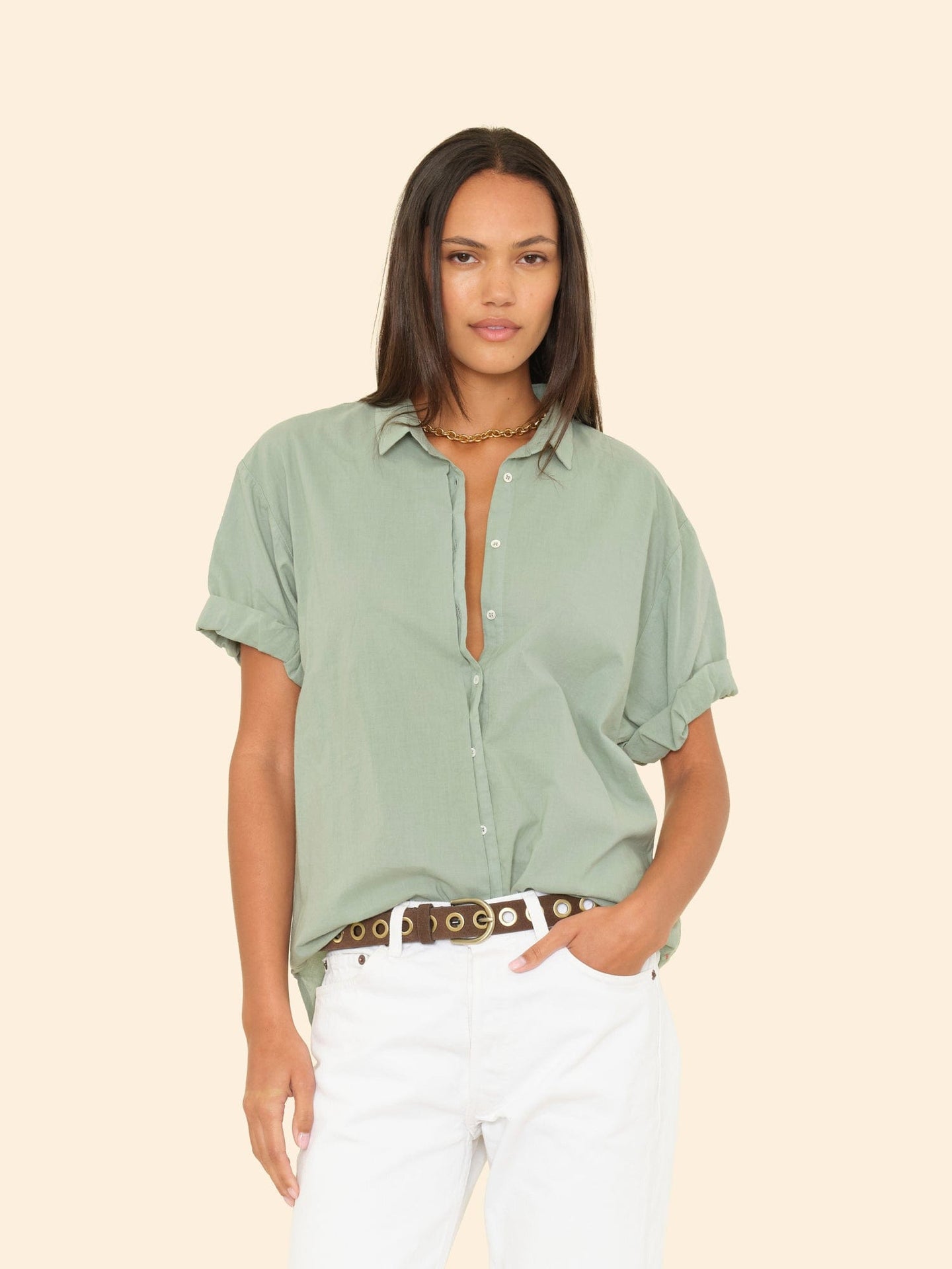 X2505 Shirt Sage Leaf Channing Shirt Sage Leaf Channing Shirt