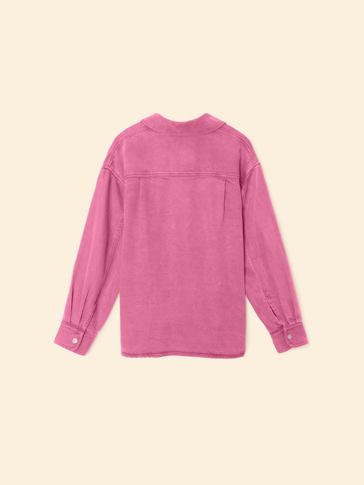 X2505 Shirt Wineberry Gia Denim Shirt Wineberry Gia Denim Shirt
