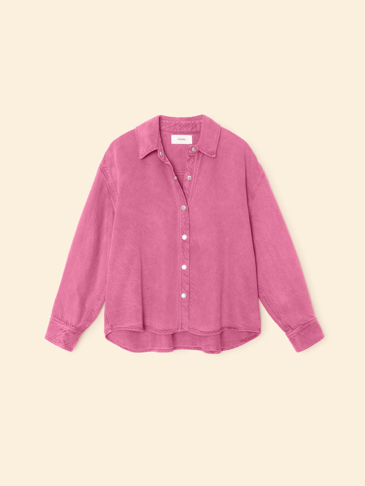 X2505 Shirt Wineberry Gia Denim Shirt Wineberry Gia Denim Shirt