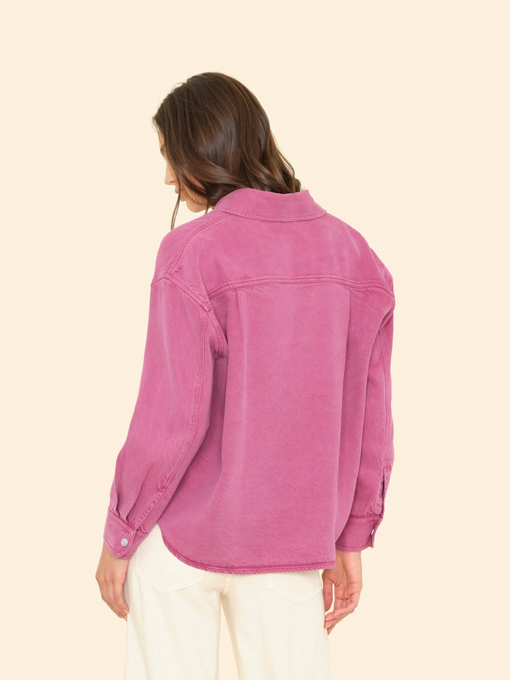 X2505 Shirt Wineberry Gia Denim Shirt Wineberry Gia Denim Shirt