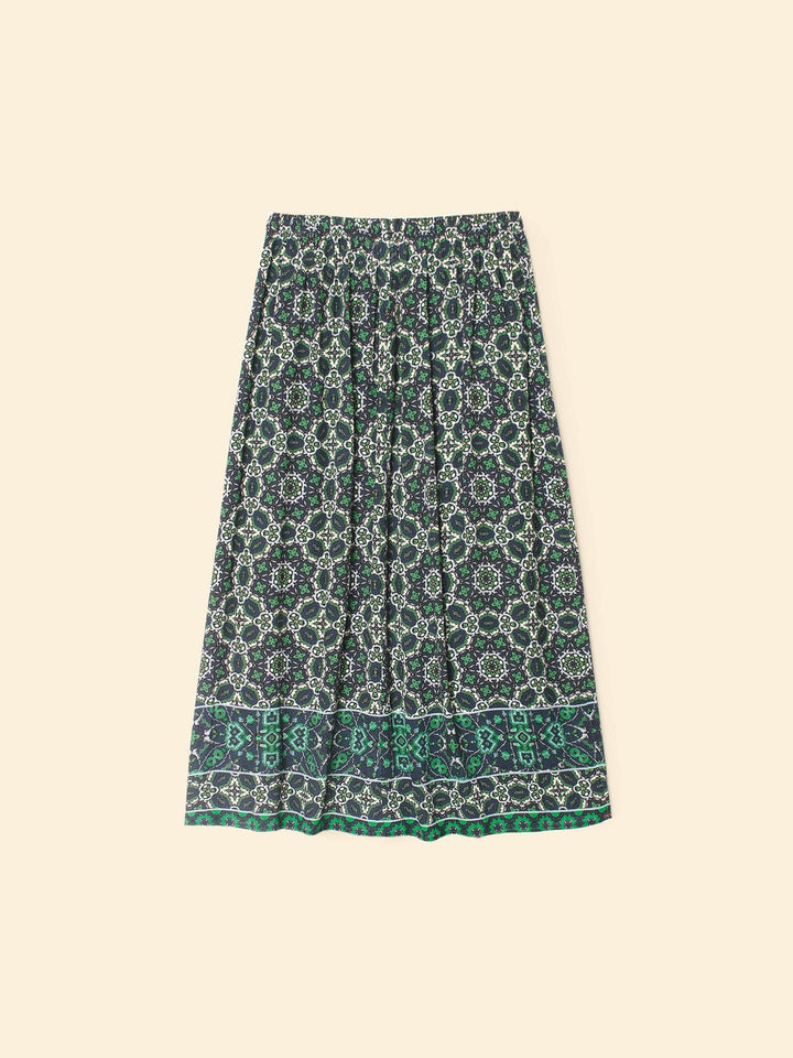 X2505 Skirt Navy Tile Yana Skirt Navy Tile Yana Skirt