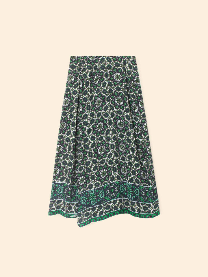 X2505 Skirt Navy Tile Yana Skirt Navy Tile Yana Skirt