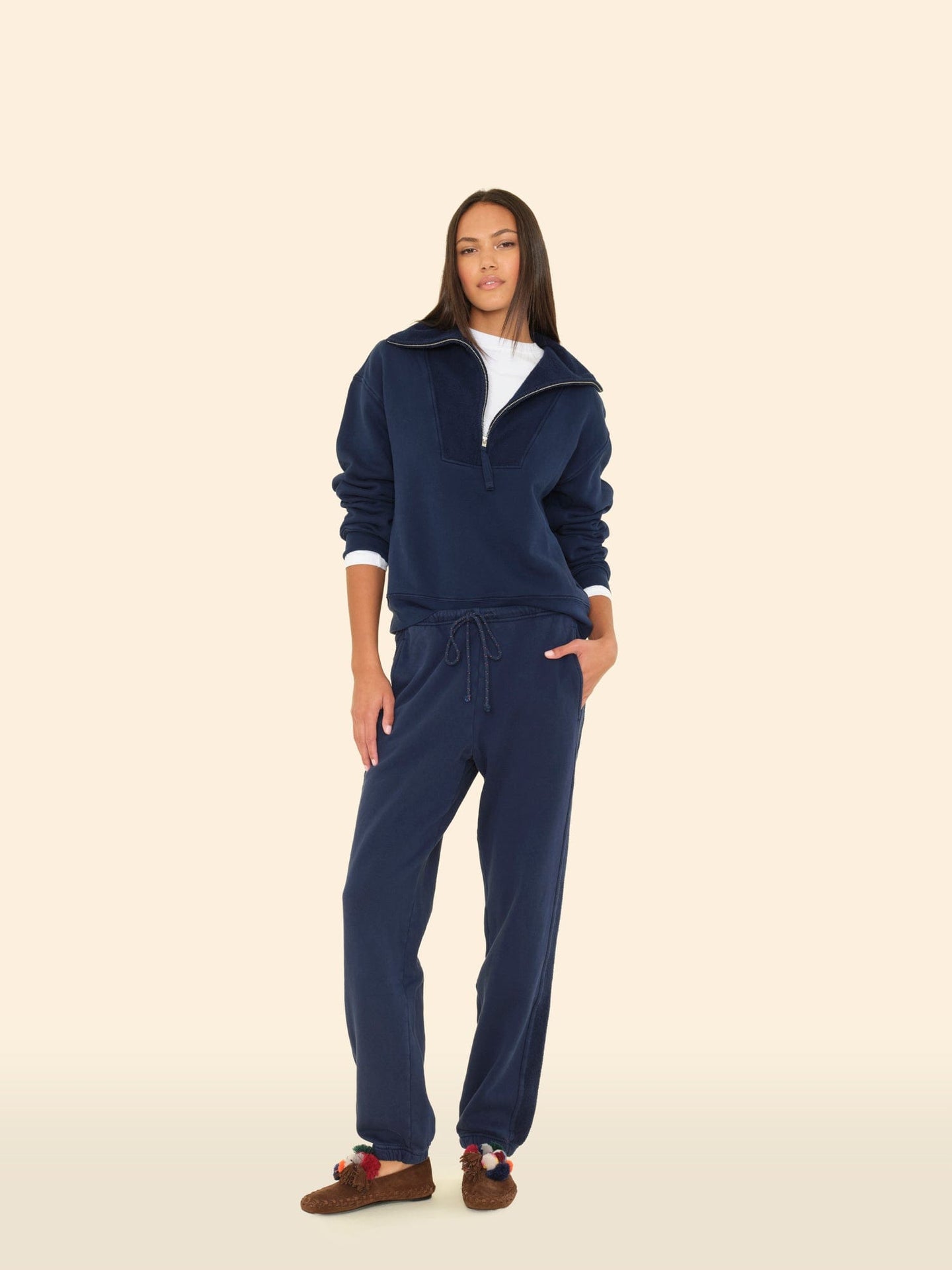 X2505 Sweatpant Navy Hemming Sweatpant Navy Hemming Sweatpant