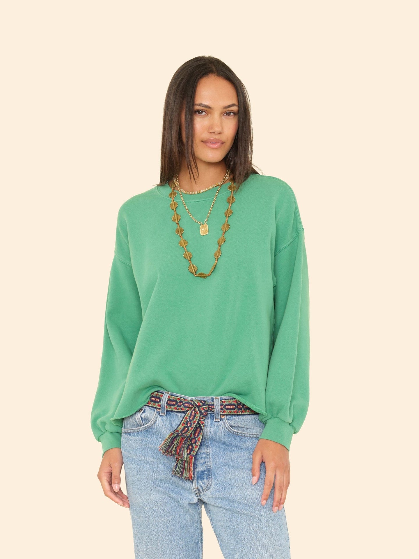 X2505 Sweatshirt Field Green Honor Sweatshirt Field Green Honor Sweatshirt