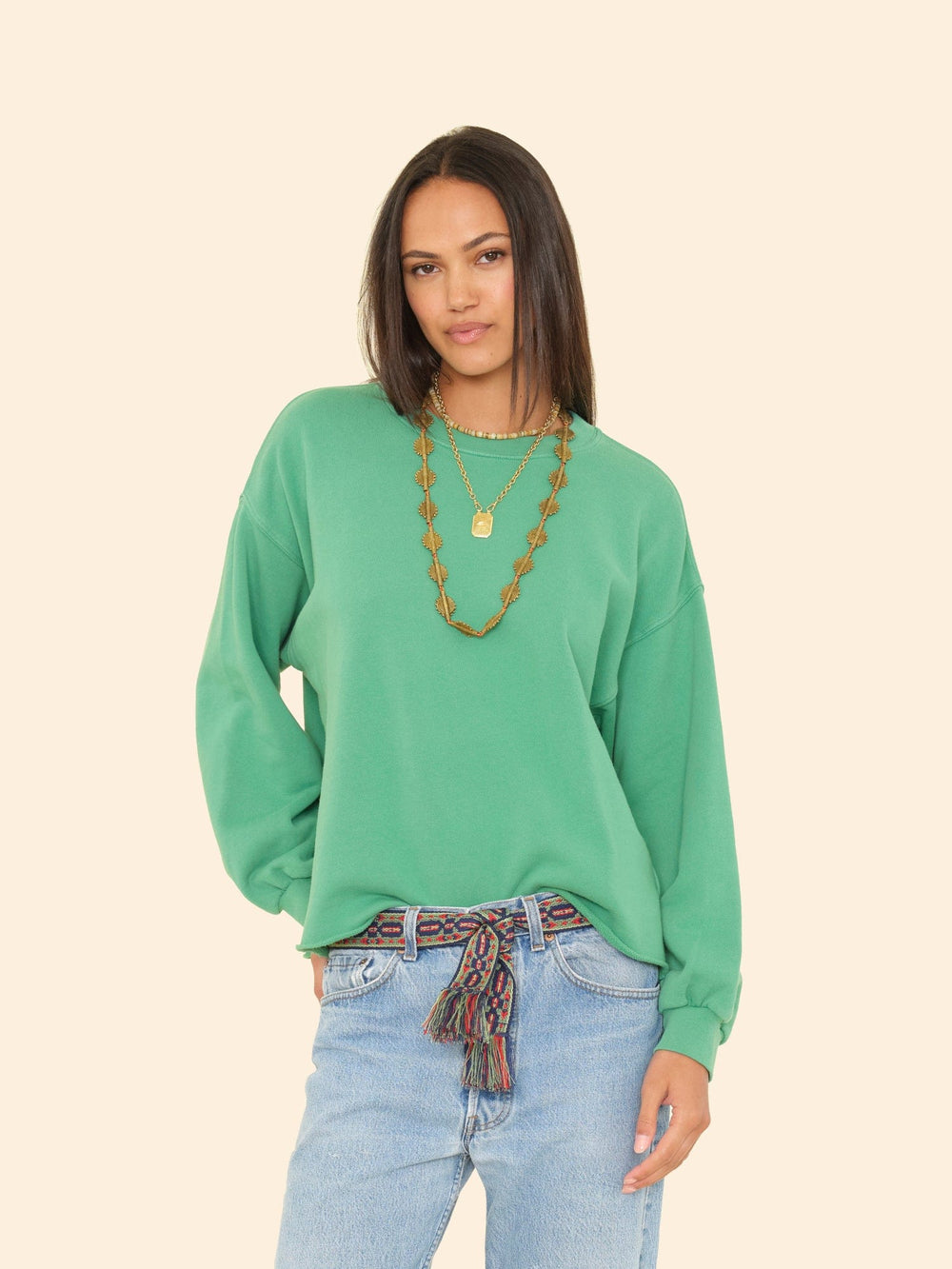 X2505 Sweatshirt Field Green Honor Sweatshirt Field Green Honor Sweatshirt