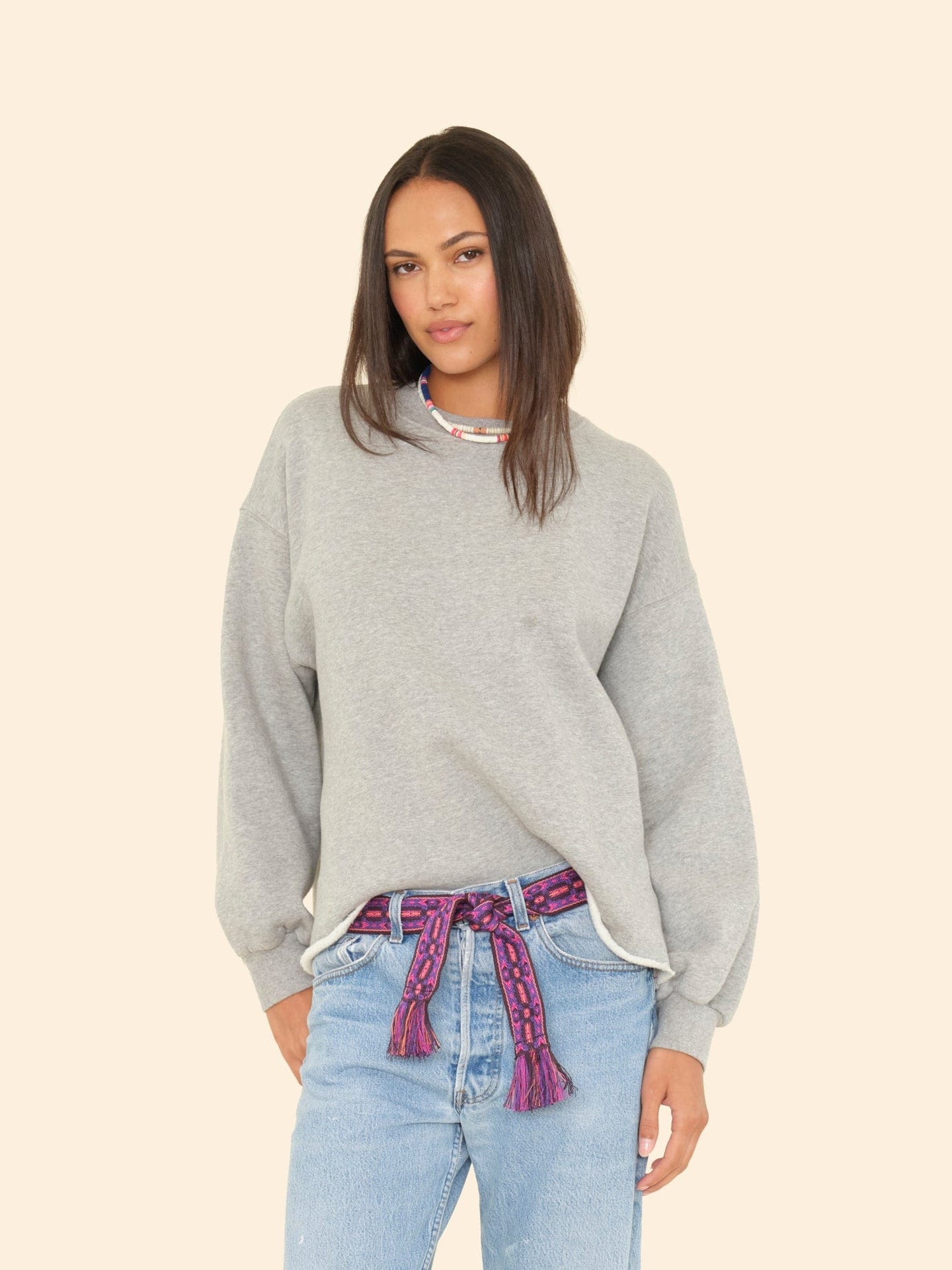 X2505 Sweatshirt Heather Grey Honor Sweatshirt Heather Grey Honor Sweatshirt