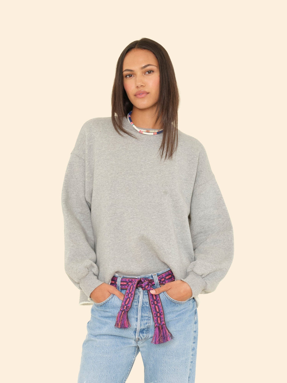 X2505 Sweatshirt Heather Grey Honor Sweatshirt Heather Grey Honor Sweatshirt