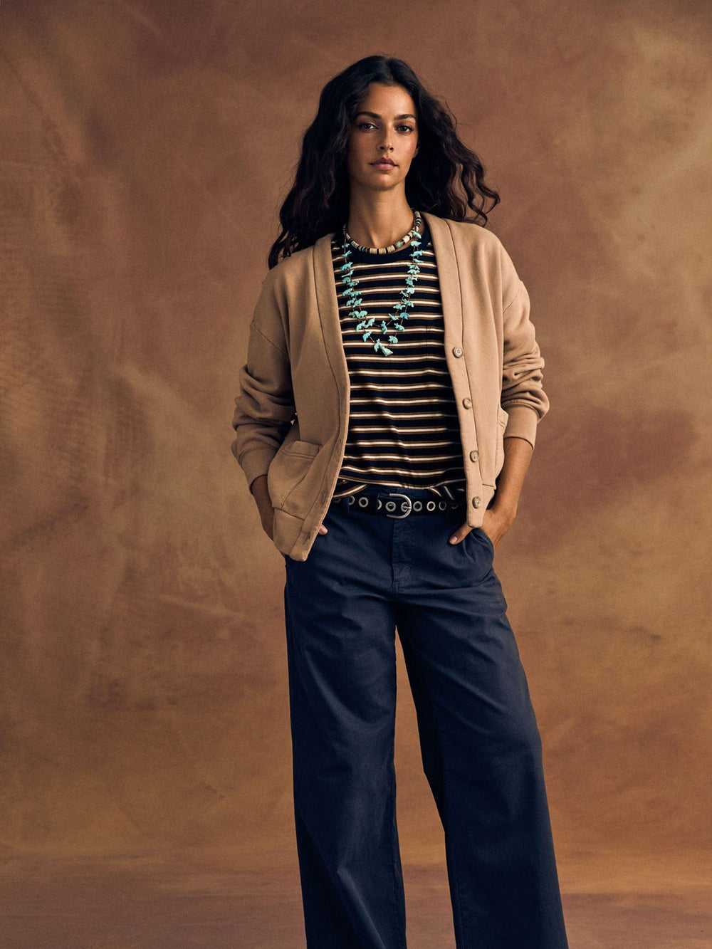 X2505 Sweatshirt Saddle Benny Cardigan Saddle Benny Cardigan