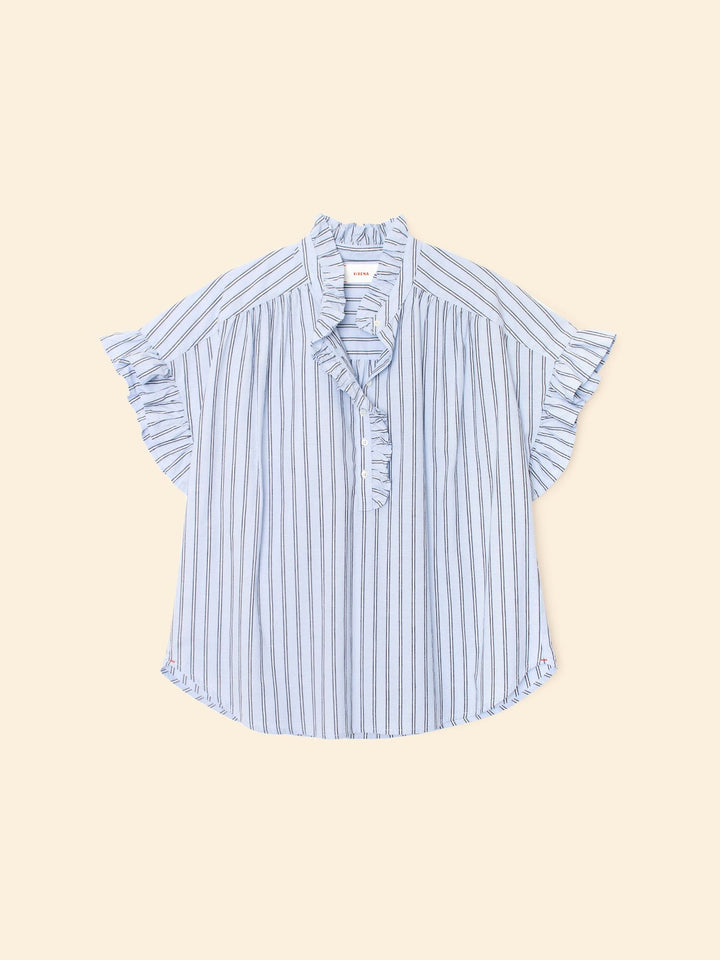 X2505 Top Cascade Stripe Brie Top Cascade Stripe Brie Top