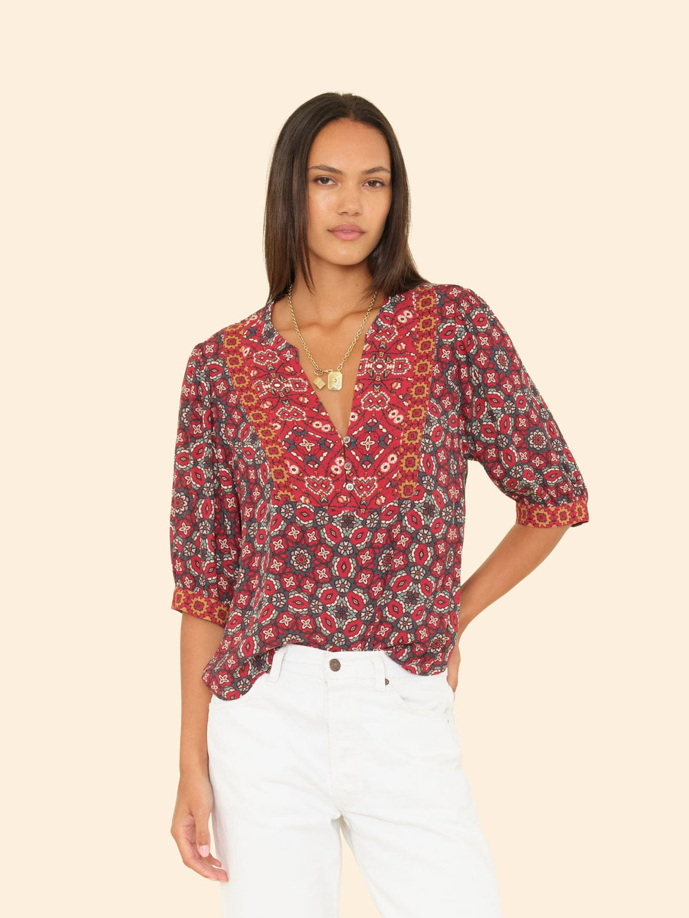 X2505 Top Merlot Tile Corrine Top Merlot Tile Corrine Top