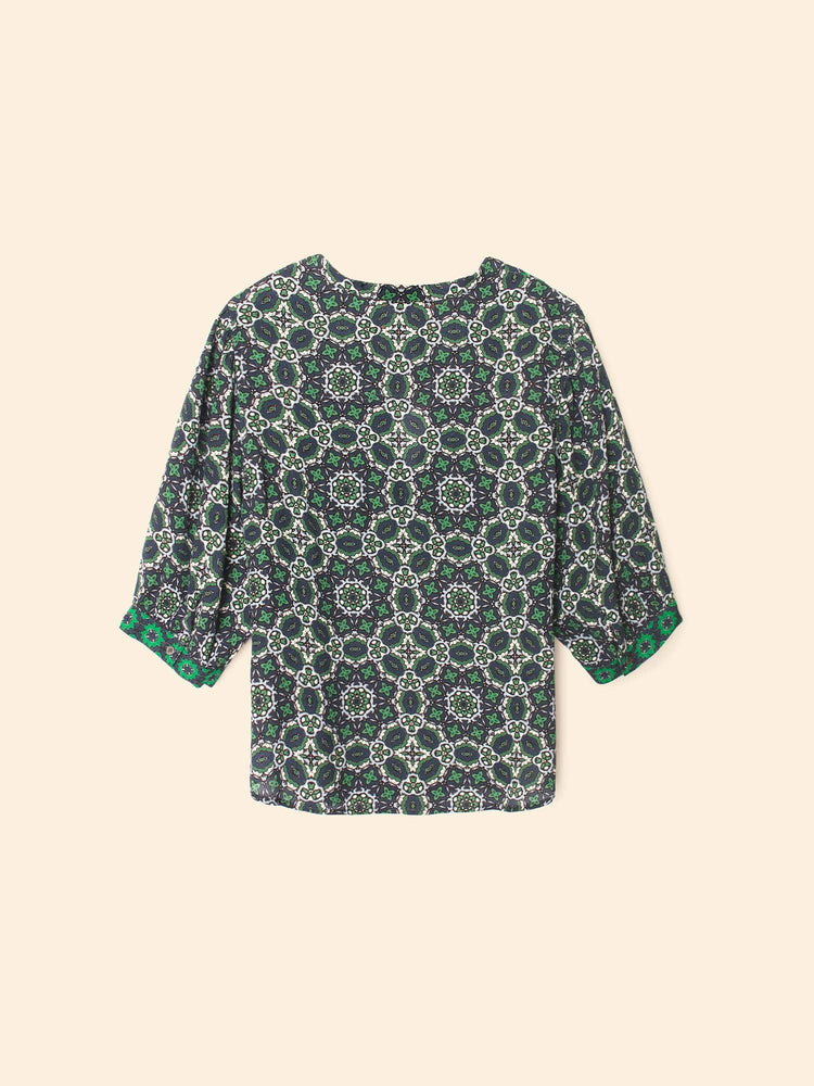 X2505 Top Navy Tile Corrine Top Navy Tile Corrine Top