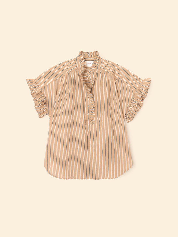 X2505 Top Toffee Stripe Brie Top Toffee Stripe Brie Top