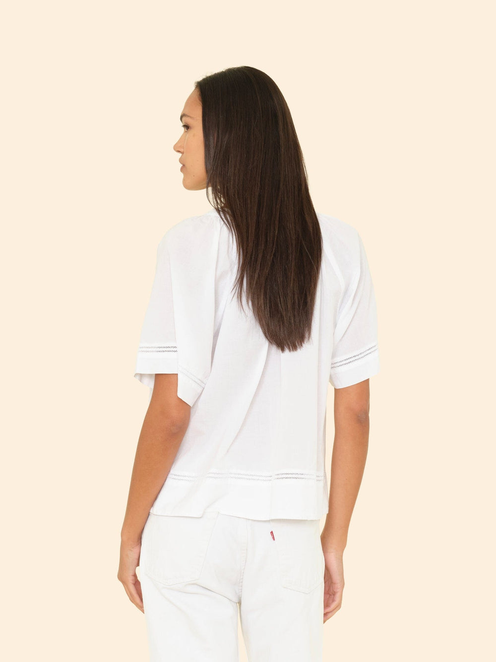 X2505 Top White Sadie Top White Sadie Top