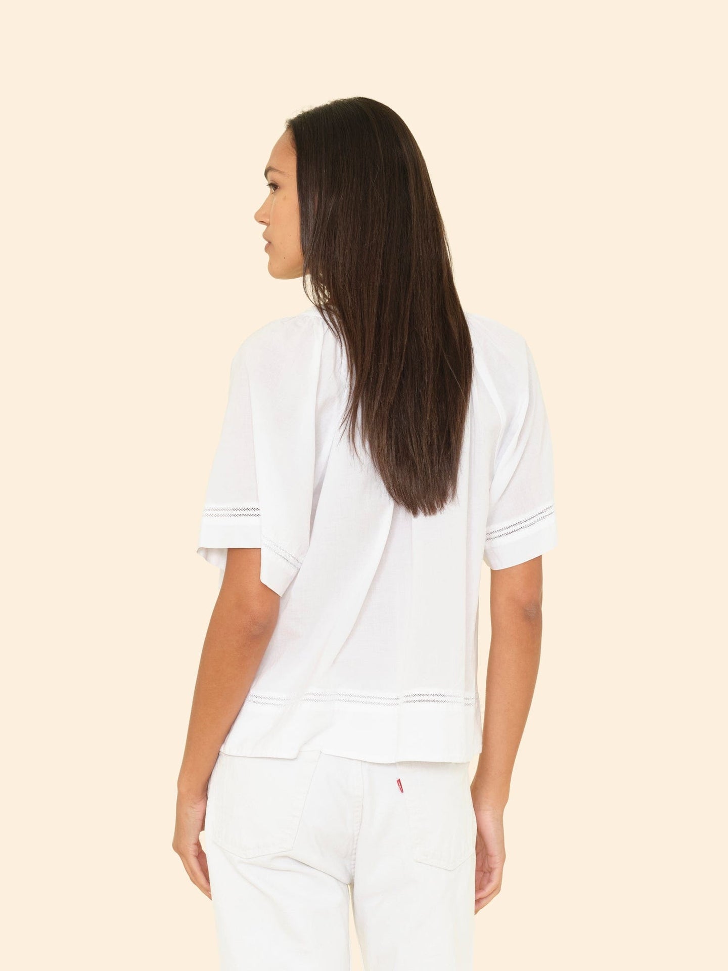 X2505 Top White Sadie Top White Sadie Top