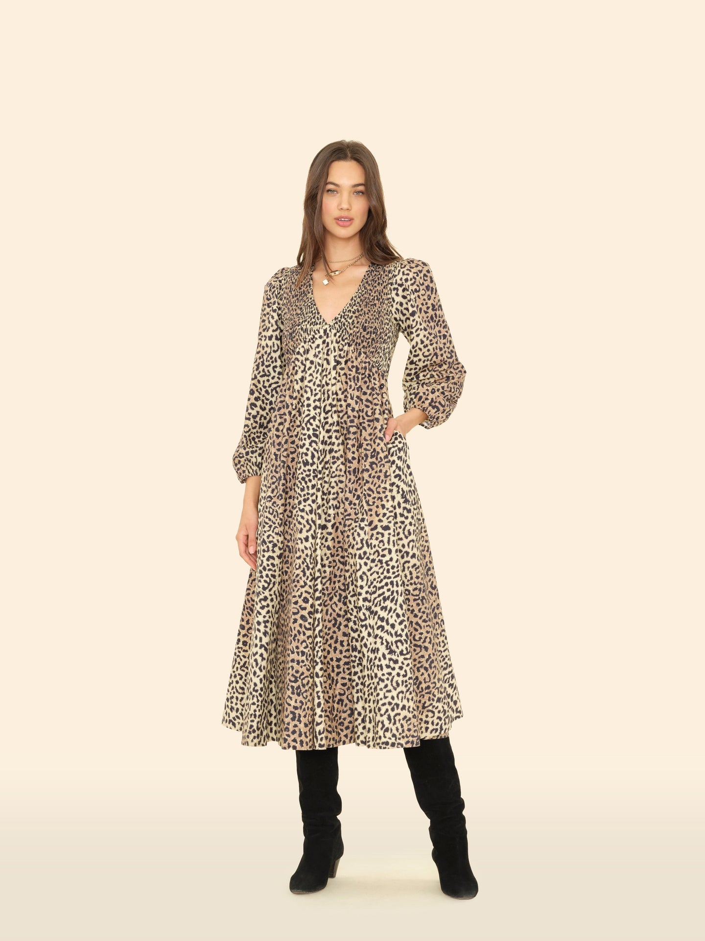 X2506 Dress Calico Luella Dress Calico Luella Dress