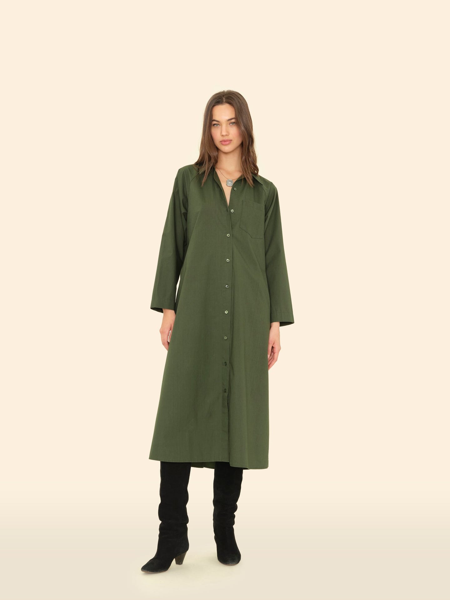 X2506 Dress Evergreen Marfa Dress Evergreen Marfa Dress